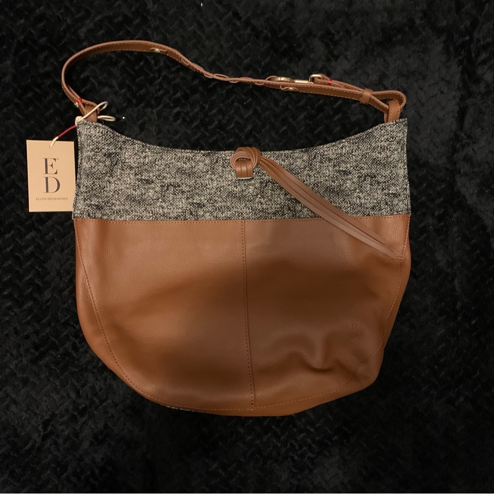 Ellen Degeneres Brown Shoulder Bag